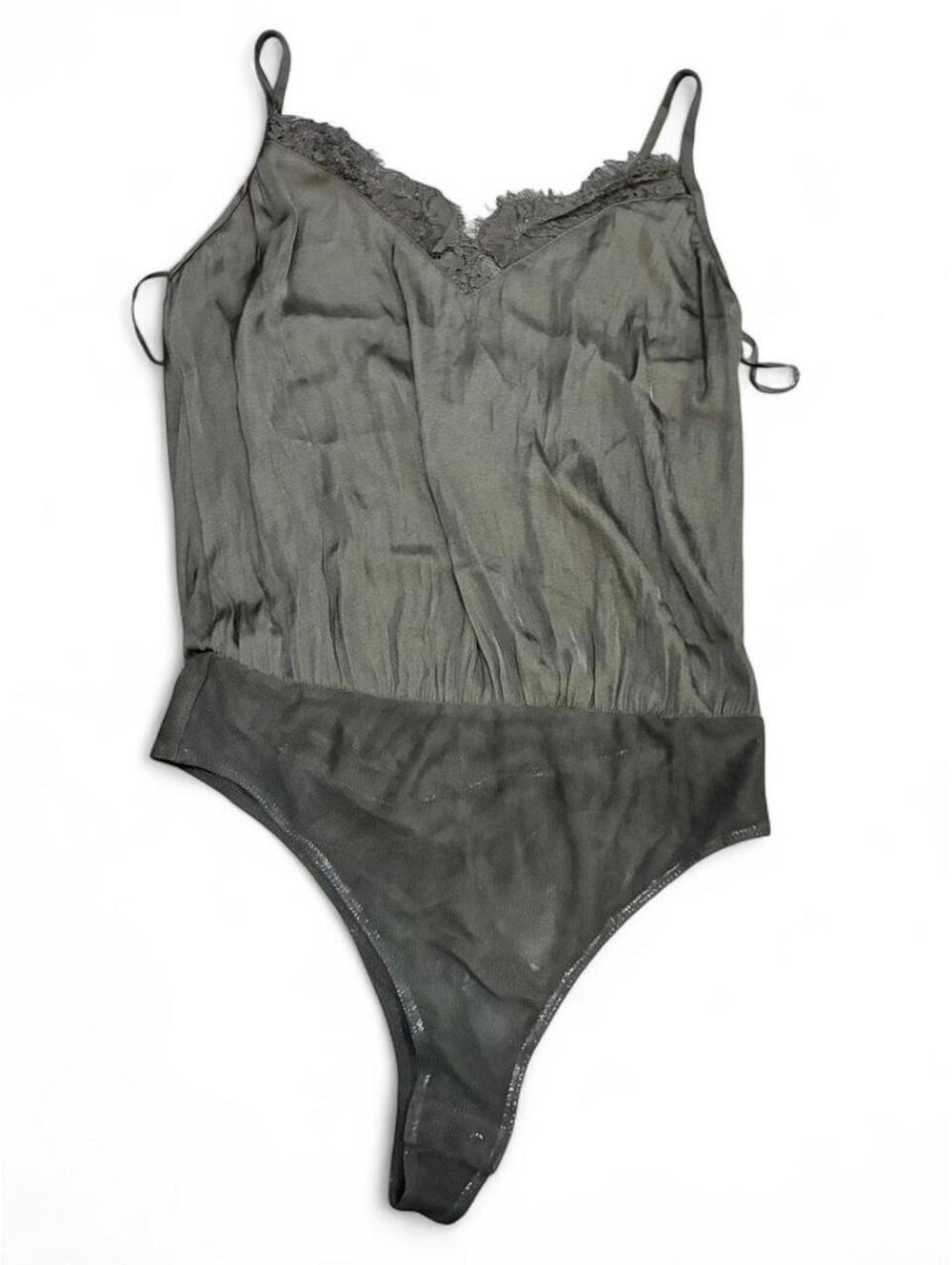 Socialite Black Lace Trim Bodysuit